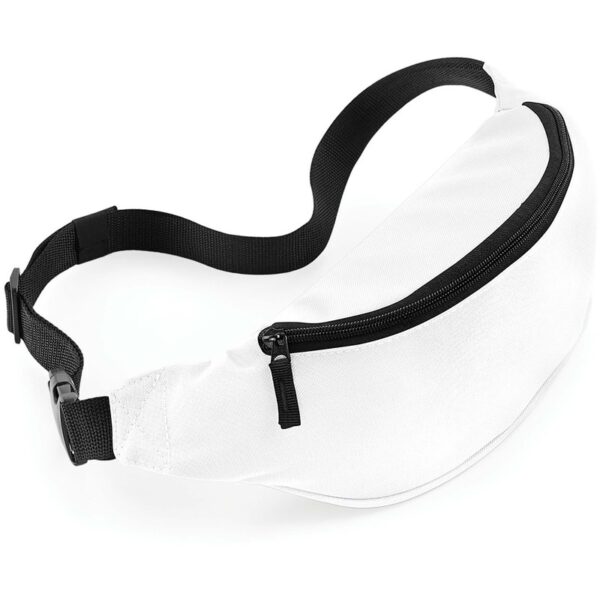 Bagbase Heuptasje/buideltasje - wit - 38 cm - festivaltasjes