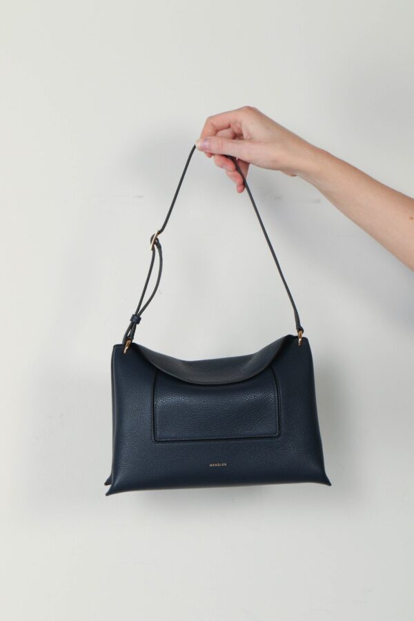 Wandler Tassen blauw maat Leer wandler-tas-penelope-slouch-orion-crust-One Size