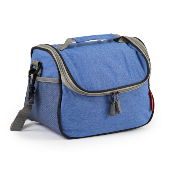 PlasticForte Koeltas/lunchtas Callela - blauw - 6.5 liter - 17 x 26 x 20 cm - strand - lunchtas