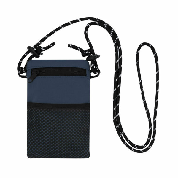 Multifunctioneel tasje/schoudertas - donkerblauw - telefoon/geld tasje
