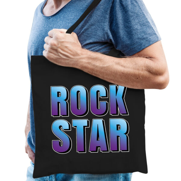 Rockstar kado tas zwart voor heren