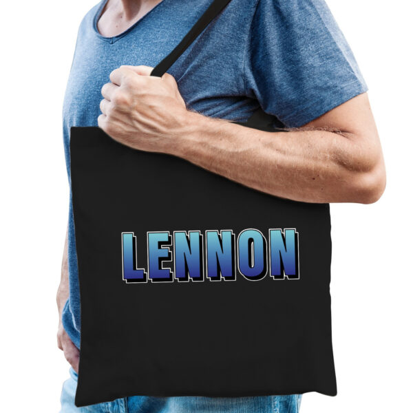 Lennon kado tas zwart voor heren