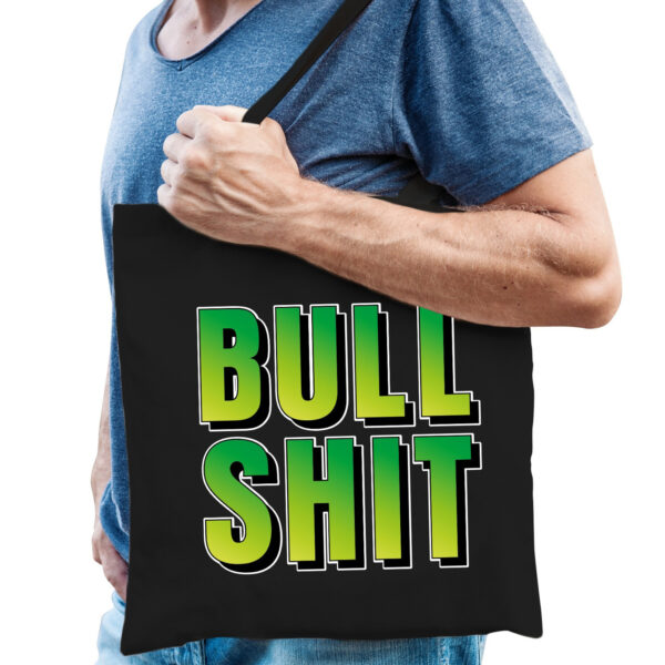 Bullshit kado tas zwart voor heren