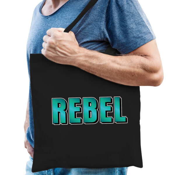 Rebel kado tas zwart voor heren