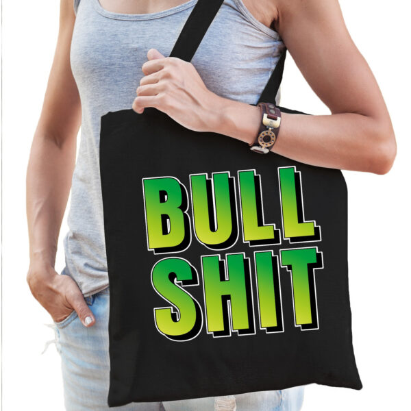 Bullshit kado tas zwart voor dames