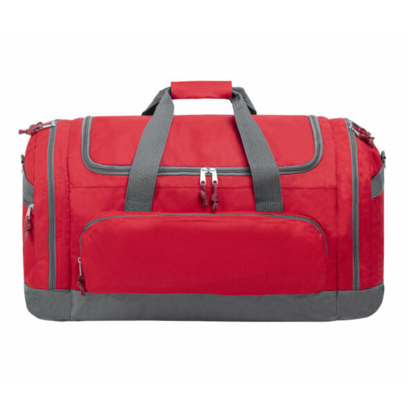 Reistas/weekendtas/sporttas model Booking - 65 x 34 x 33 cm - rood