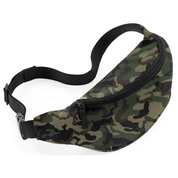 Bagbase Heuptasje - 2x - camouflage leger print - 38 cm - fanny pack - verstelbaar