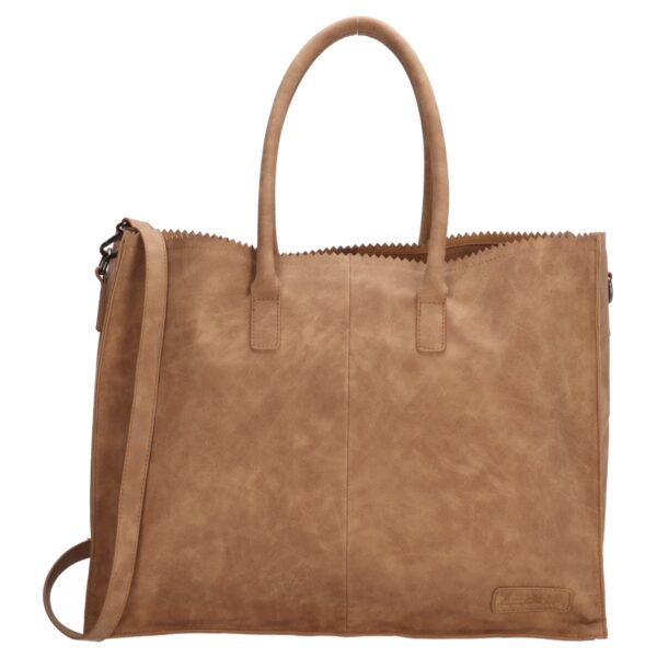 Zebra Trends Lisa XL Shopper-Camel