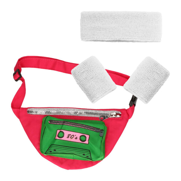 Foute 80s/90s party verkleed set compleet - dames - jaren 80/90 verkleed accessoires