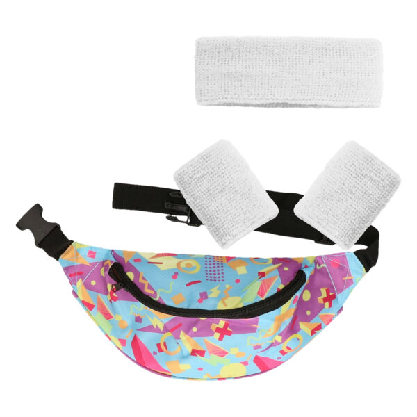 Foute 80s/90s party verkleed set compleet - dames - jaren 80/90 verkleed accessoires