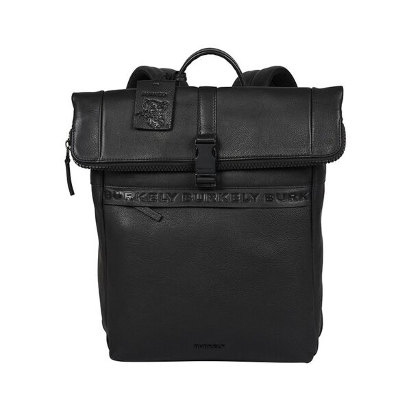 Burkely Minimal Mason Rolltop Backpack 14"-Black