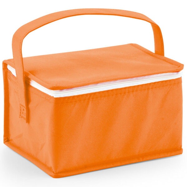 Kleine koeltas voor lunch - oranje - 20 x 14 x 13 cm - 3.5 liter