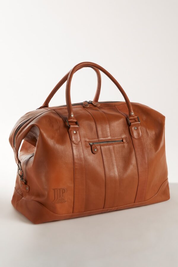 weekender, grote maten, , heren, bruin, maat: one size, leer, jp1880