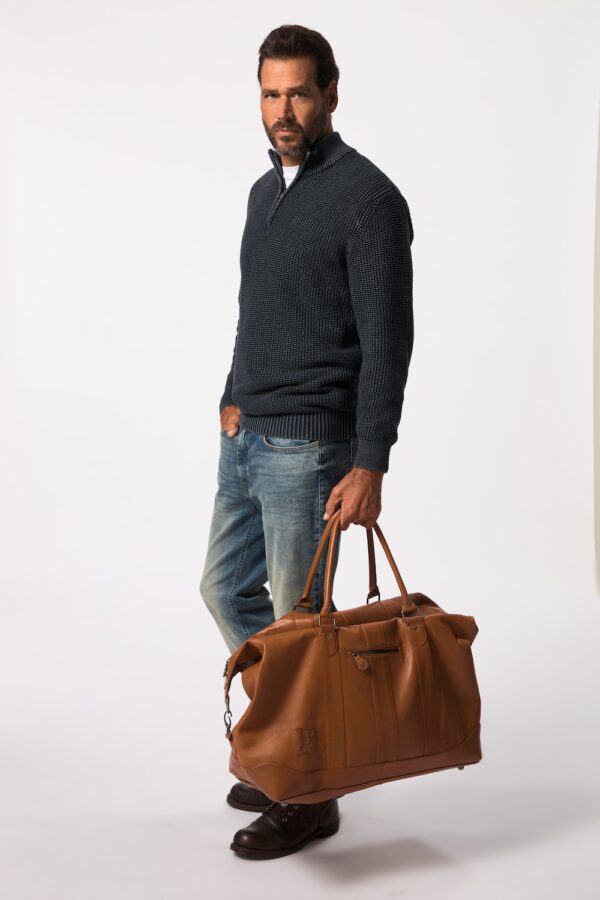 Grote Maten Weekender, Heren, bruin, Maat: One Size, Leer, JP1880