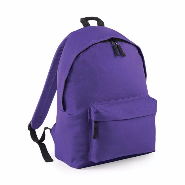 Bagbase Rugtas - paars - 18L - 42 x 31 cm - schooltas met voorvak