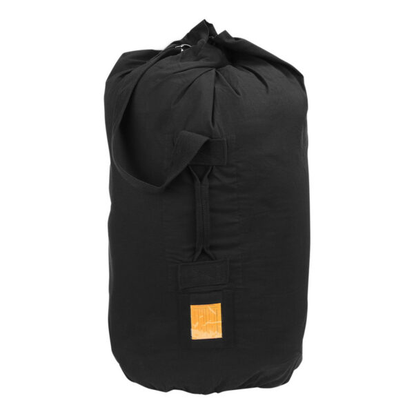 Ribstop duffel bag/plunjezak XL formaat - 90x35 cm - zwart - 110 liter