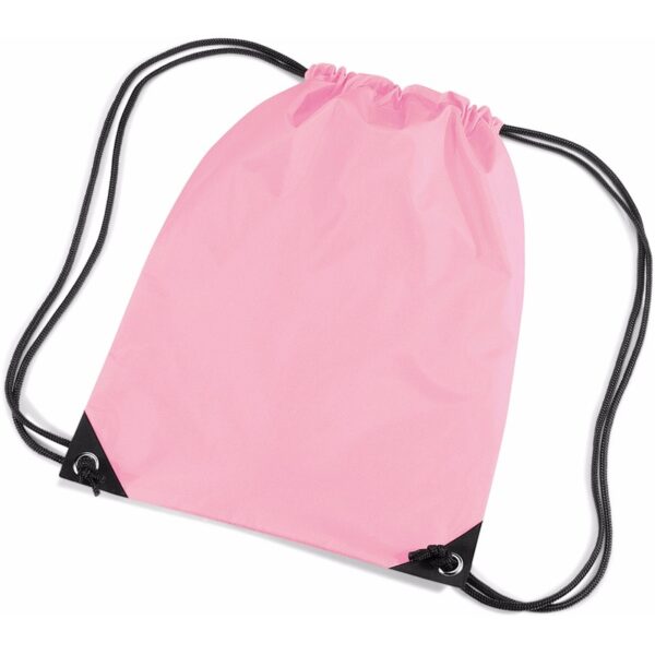 Roze gymtas met koordsluiting