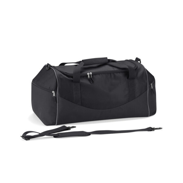 Quadra Reistas/weekendtas/sporttas model Holiday - 62 x 30 x 30 cm - 3 vakken - zwart/grijs