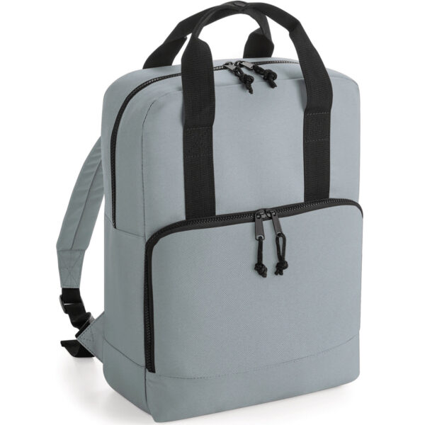 Koeltas rugtas/rugzak - grijs - 14 x 30 x 40 cm - 16 liter - Koeltassen - Koelrugzak