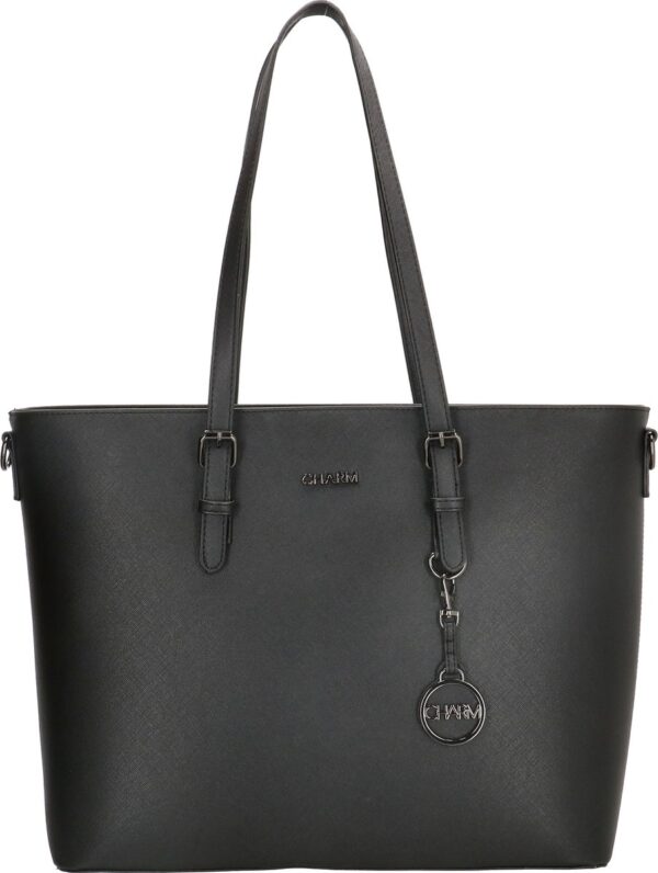 Charm London Birmingham Shopper 15,6"-Black