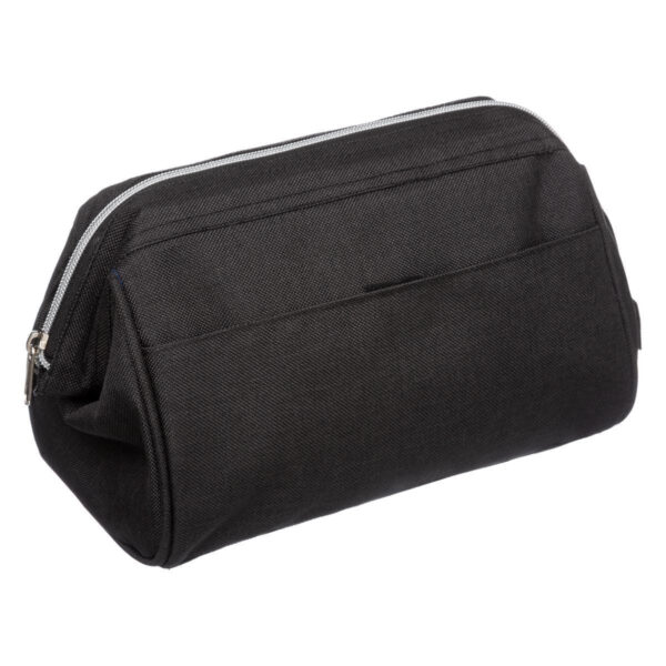 5Five Toilettas/make-up - etui/opberg tasje - zwart - 15 x 28 x 16 cm - Reis/vakantie