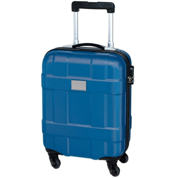 Concorde Handbagage/cabine reis trolley koffer - met zwenkwielen - 55 x 35 x 20 cm - blauw