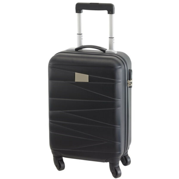 Concorde Handbagage/cabine reis trolley koffer - met zwenkwielen - 55 x 35 x 20 cm - zwart