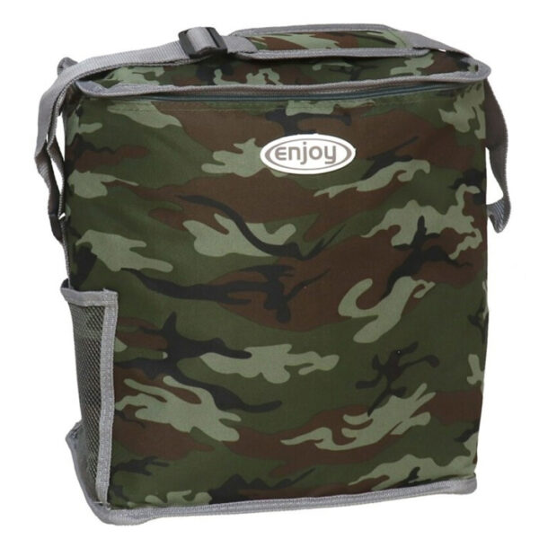 Gerimport Koel/schoudertas - 22 liter - legerlook - 20 x 32 x 34 cm