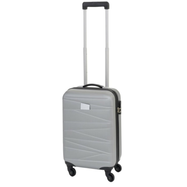 Concorde Handbagage/cabine reis trolley koffer - met zwenkwielen - 55 x 35 x 20 cm - grijs