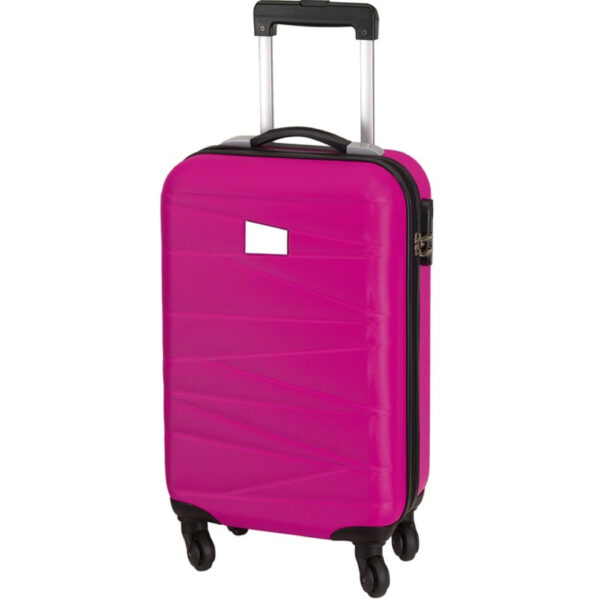 Concorde Handbagage/cabine reis trolley koffer - met zwenkwielen - 55 x 35 x 20 cm - fuchsia roze