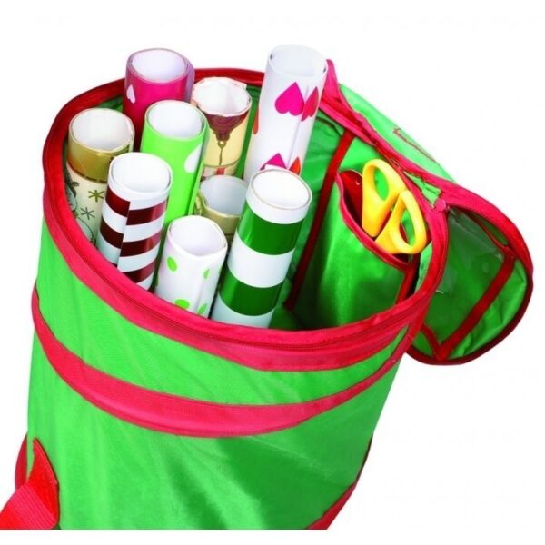 Kerstversiering opruimen tas voor cadeaupapier