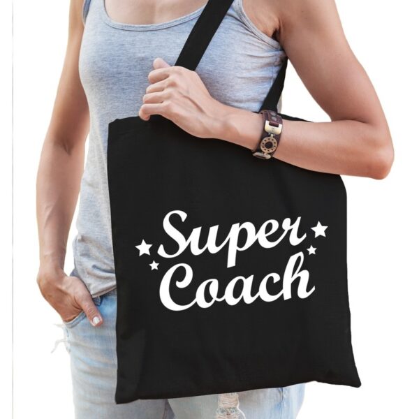 Zwarte kadotas katoen super coach