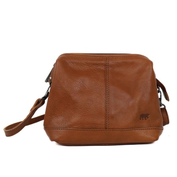 Bear Design Dokters Schoudertasje Mini Sjanne Cognac