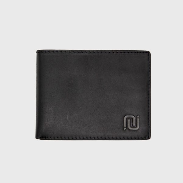 NEGOTIA Elite Leren Portemonnee Heren Billfold Zwart