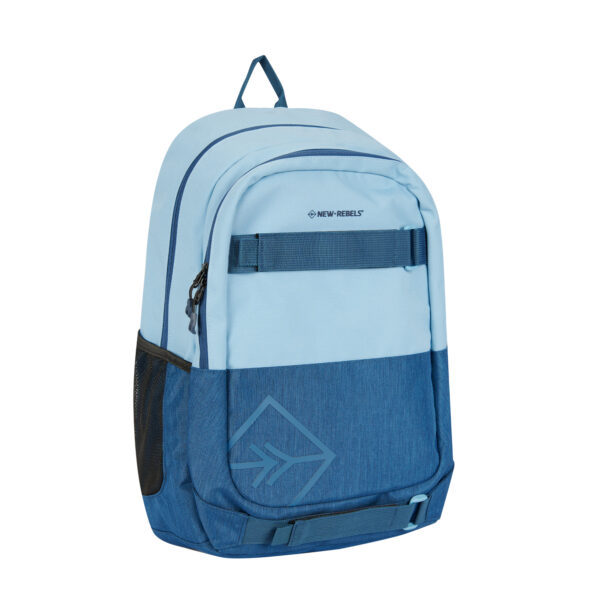 New Rebels Otis - Stanford Rugtas 20L - Duotone - duurzaam waterafstotend polyester - 15.6" laptop - Blauw