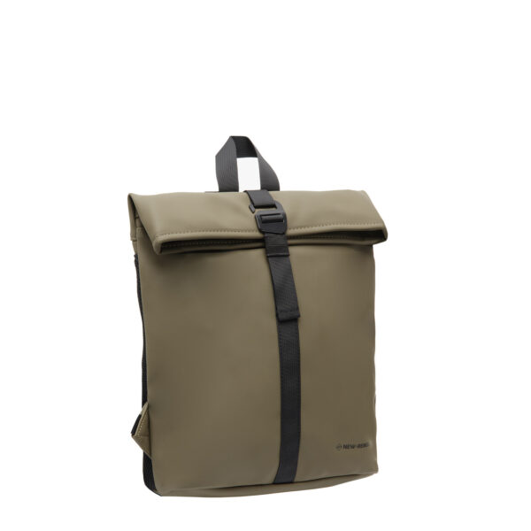 New Rebels Mart Los Angeles Olijf Groen 7L Rolltop Rugzak Waterafstotend