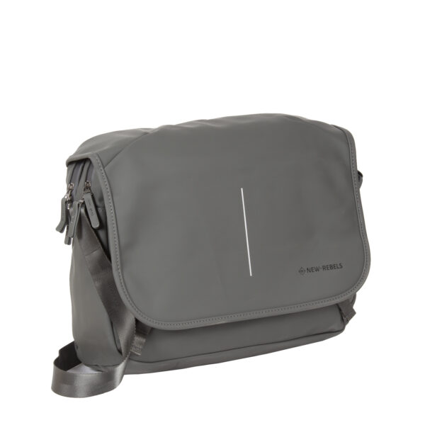 New Rebels ® William - Schoudertas - Grijs 10L - Waterafstotend