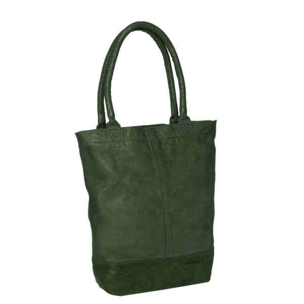 Justified Justified Amber Donker Groen 6L Handtas Schoudertas Shopper