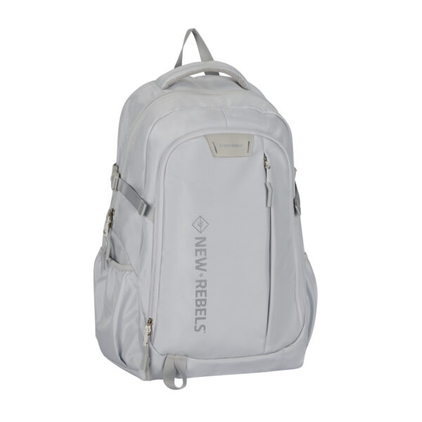 New Rebels Vince Gilbert Lichtgrijs 27L Rugtas Waterafstotend Laptop 15.6"