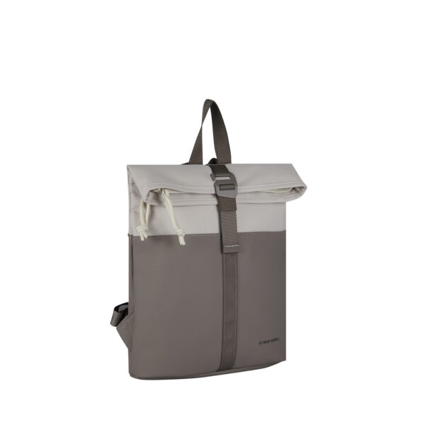 New Rebels Backham Los Angeles Taupe 7L Rolltop Rugzak Waterafstotend