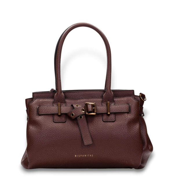Hispanitas Bolsos 254146 cuero Cognac maat 1