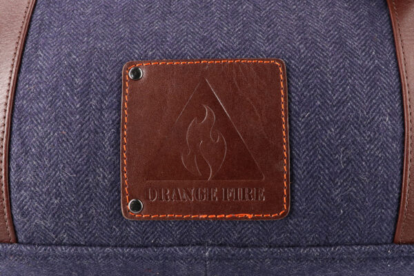 Tweed Duffle Bag - Blauw/Bruin | Peaky Blinders