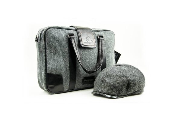 Thomas - Tweed Laptoptas Grijs | Peaky Blinders