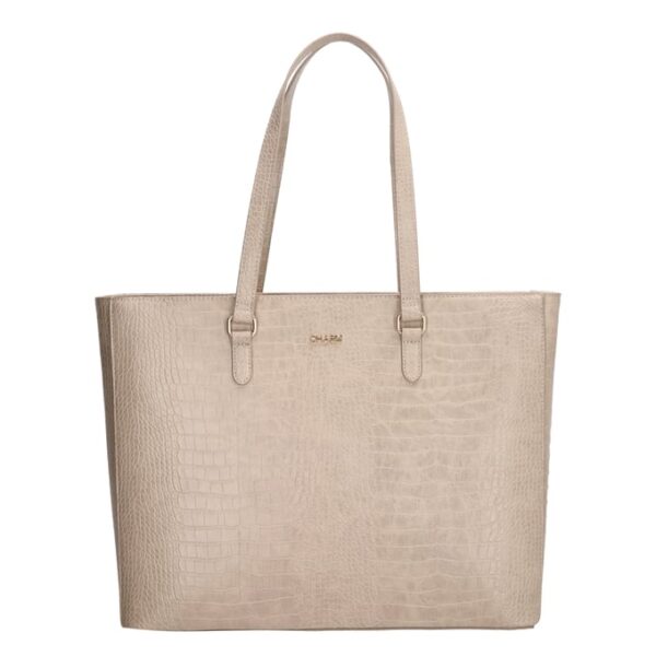 Charm London Midwood Shopper 15,6"-Beige