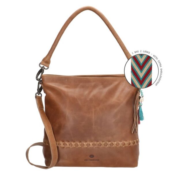 Micmacbags Friendship shoulder bag 18664-Brown