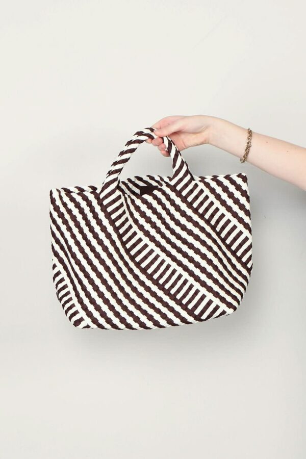 Naghedi Tassen zwart Neopreen naghedi-st-barths-medium-tote-roma-onesize