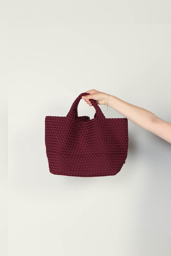 Naghedi Tassen rood Neopreen naghedi-tas-st-barths-medium-tote-bordeaux - One Size