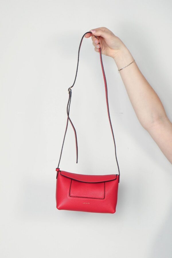 Wandler Tassen rood maat Leer wandler-tas-penelope-slouch-mini-lipstick-crust-onesize