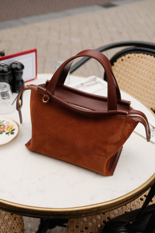 Wandler Tassen Bruin kalfsleer wandler-tas-ida-tan-suede-onesize